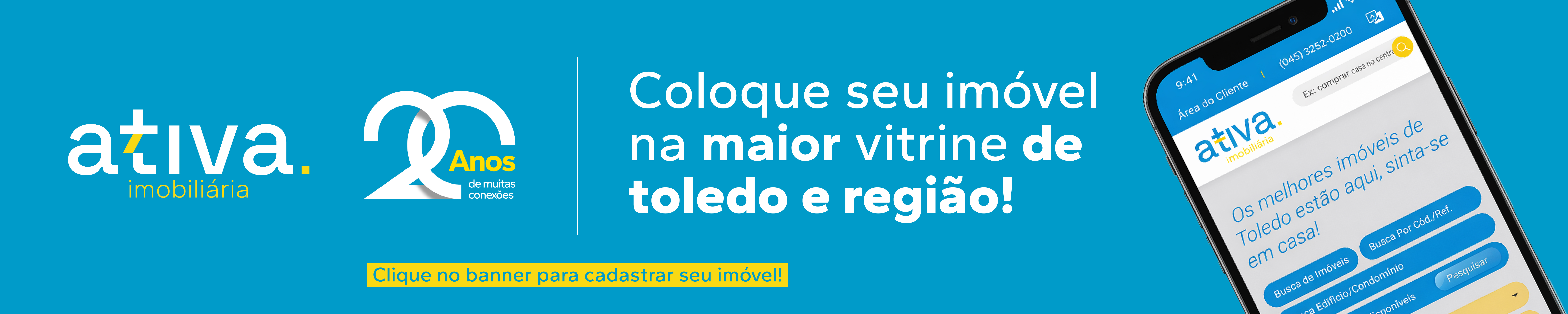 Banner para Captação de Venda