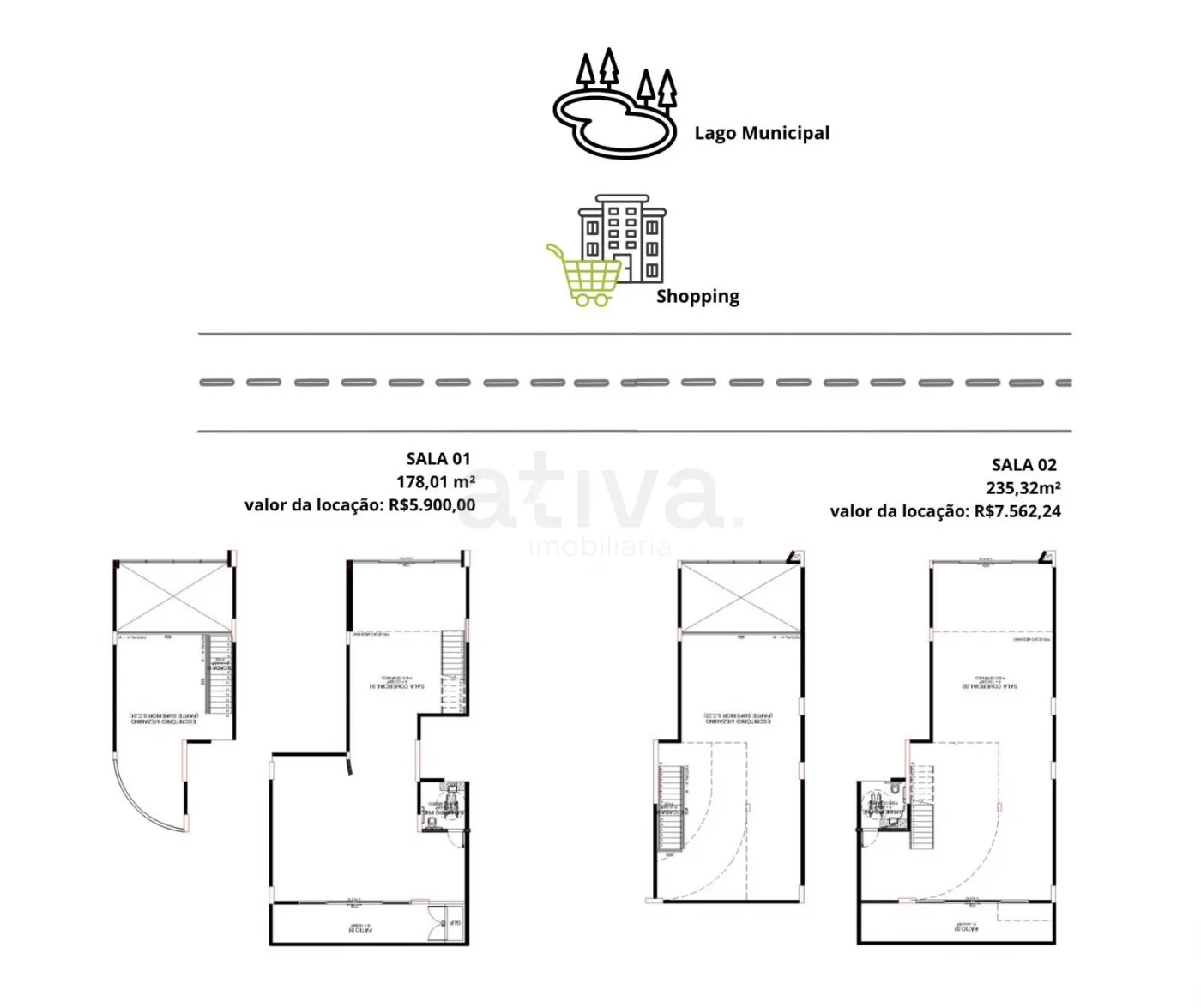 Alugar Comercial / Sala Comercial em Condomínio em Toledo R$ 7.562,24 - Foto 1