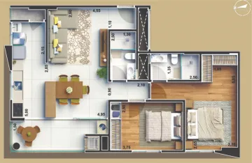 imagem 2 - Apartamento - Padrão imagem 2 - Apartamento - Padrão