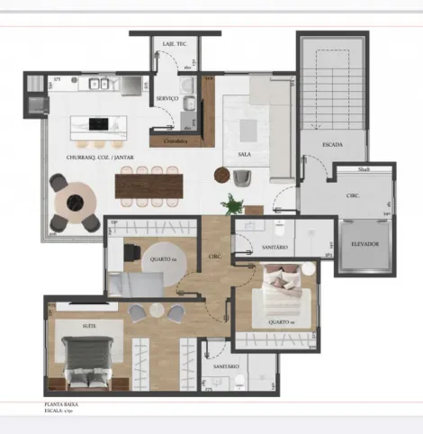 imagem 3 - Apartamento - Padrão imagem 3 - Apartamento - Padrão