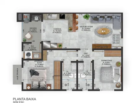 imagem 3 - Apartamento - Padrão imagem 3 - Apartamento - Padrão