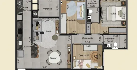imagem 5 - Apartamento - Padrão imagem 5 - Apartamento - Padrão