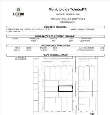 imagem 1 - Òtimo lote urbano no bairro que mais vem valorizando em toledo imagem 1 - Òtimo lote urbano no bairro que mais vem valorizando em toledo