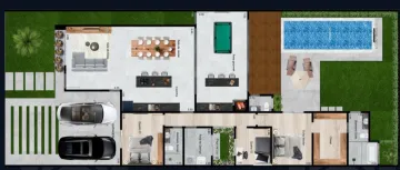 imagem 2 - Casa de alto padrão no brisa I, na região do lago novo, com 207,9m² de área construída imagem 2 - Casa de alto padrão no brisa I, na região do lago novo, com 207,9m² de área construída