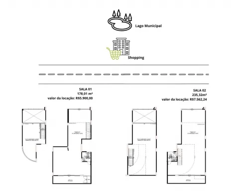 imagem 1 - Comercial - Sala Comercial em Condomínio imagem 1 - Comercial - Sala Comercial em Condomínio